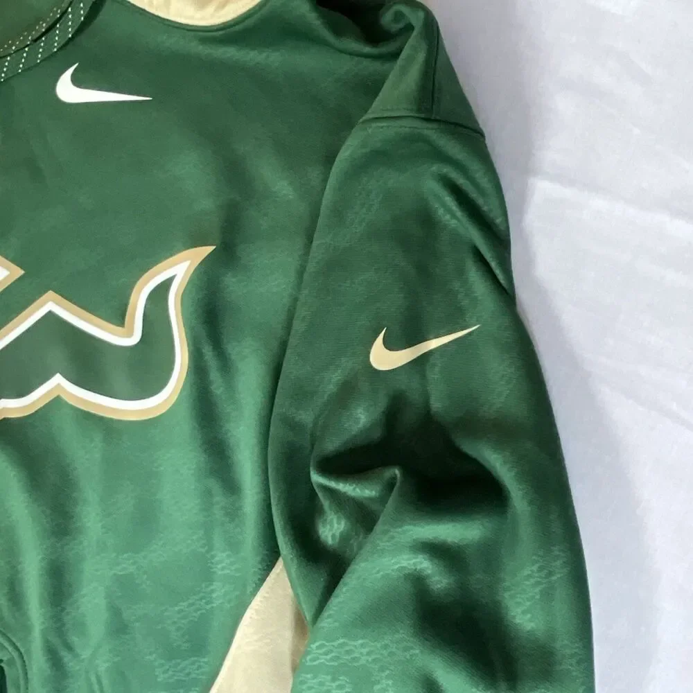Vintage Nike Center Check Swoosh South Florida Bulls Hoodie Sweatshirt Small